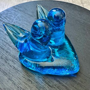 Glass Bluebird Pair - Etsy