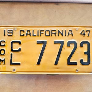 1947 license plate - Etsy 日本