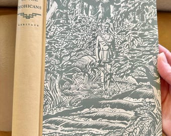 The Last of the Mohicans 1932 by James Fenimore Cooper Color and Black & White Illustrations by Edward Wilson, In Slipcase, American History
