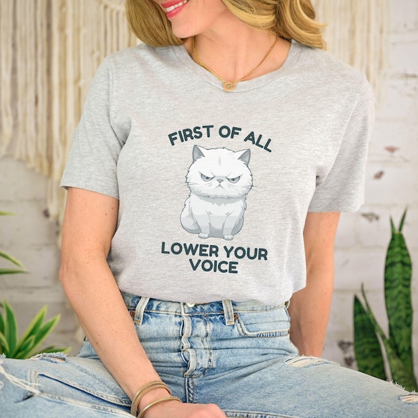 Angry Cat Lady Tee Shirt Etsy