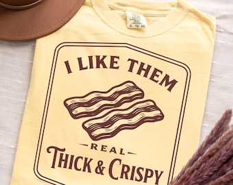 Funny Shirts For Bacon Lovers Retro Graphic T Shirt Funny Bacon Shirt For Men And Women Meat Lover Gift Foodie Shirt Humor Tee Breakfast