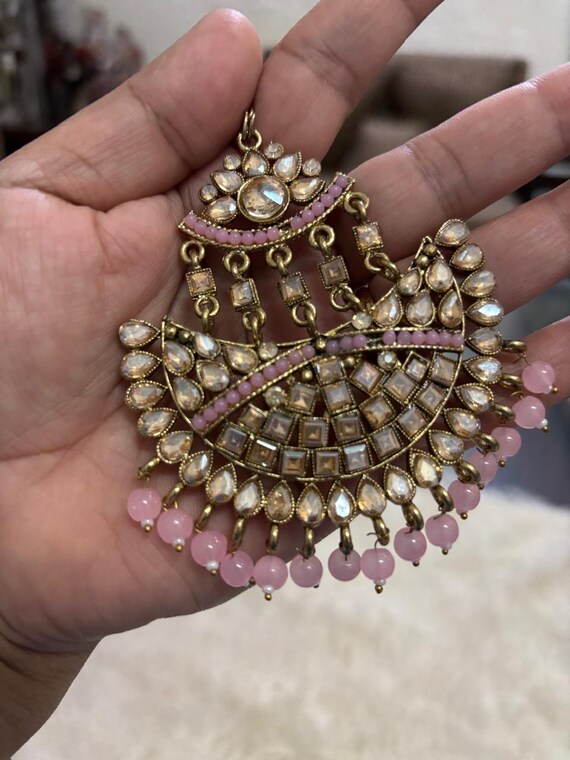 White Jhumar Side Pasaa Tikka Side Bridal Side Tikka Bridal Tikka