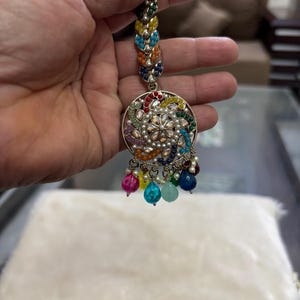 Beautiful Premium Quality Indian Maangtikka For Wedding Pakistani Tikka Pakistani Multicolor Tikka for Wedding For Women With Free Gift