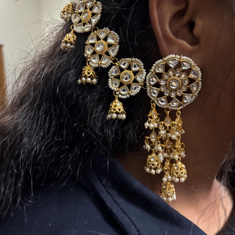 Desi Hair Earrings - Etsy