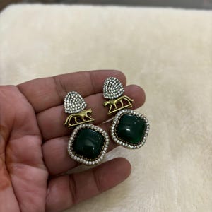Schöne Premium Qualität Bali für sie Pakistanische Hoop Ohrringe Bali Multicolor Ohrringe Traditionelle Ohrringe Indien Jhumka Ohrringe Jhumki