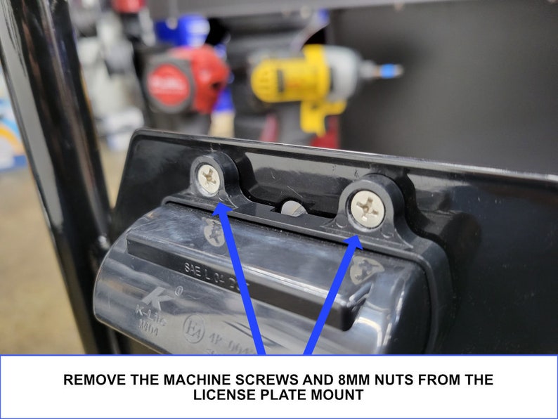 Evolution Golf Cart License Plate Mount Etsy