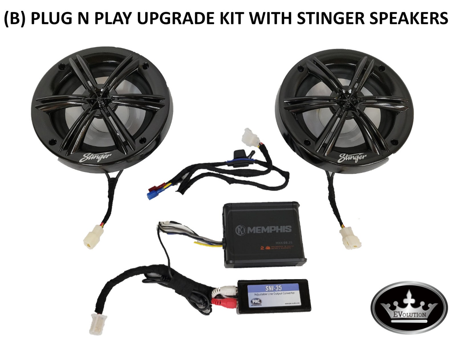 Evolution Golf Cart Plug N Play Audio Upgrade Kit Etsy UK