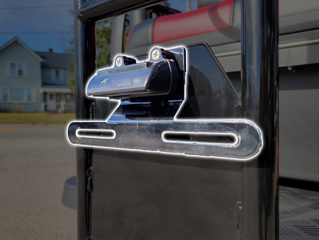 Evolution Golf Cart License Plate Mount Etsy