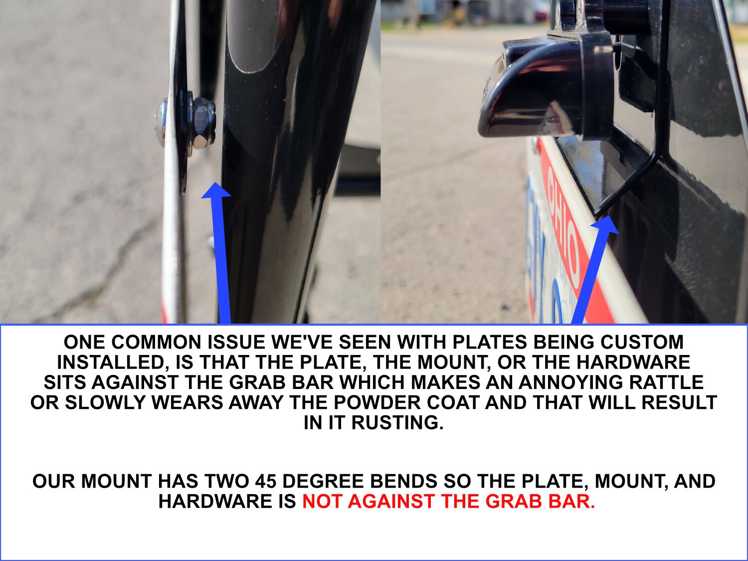 Evolution Golf Cart License Plate Mount Etsy