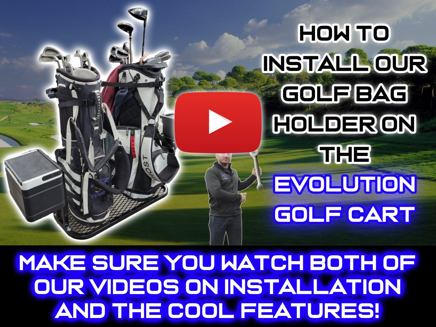 Evolution Bolton Golf Bag Holder Etsy