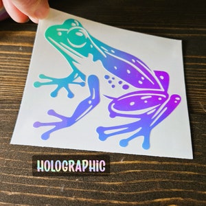 Frog Decal for Car Window Stickers for Car Bumper Sticker Cute Frog Window Sticker for Car Decor for Window Decal Cute Car Stickers