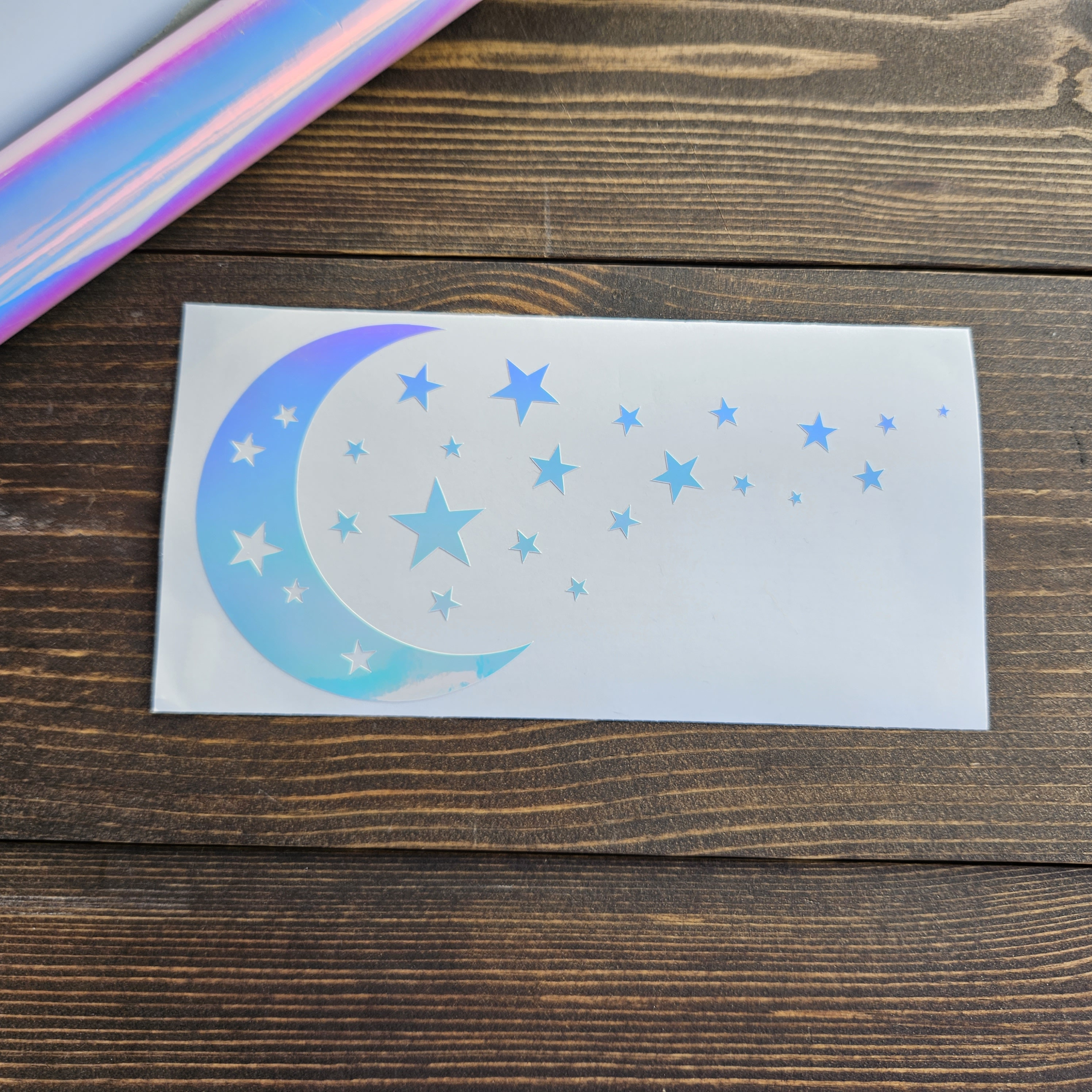 Moon and Stars Car Decal Sticker for Car Bumper Sticker of Moon and