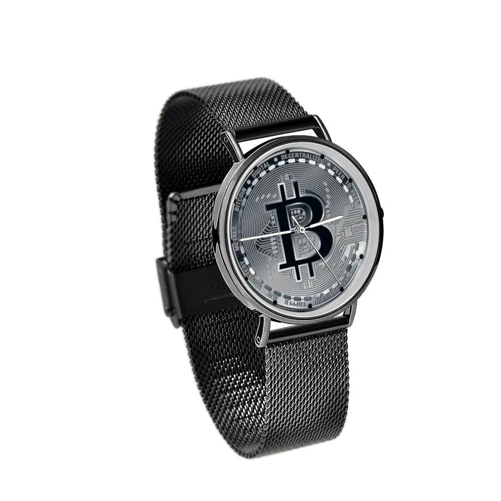 Montre Bitcoin : bijoux de commerçant crypto en alliage - Etsy France