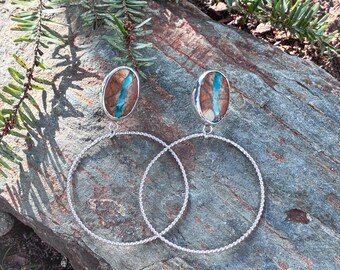 Royston Ribbon Hoop Earrings