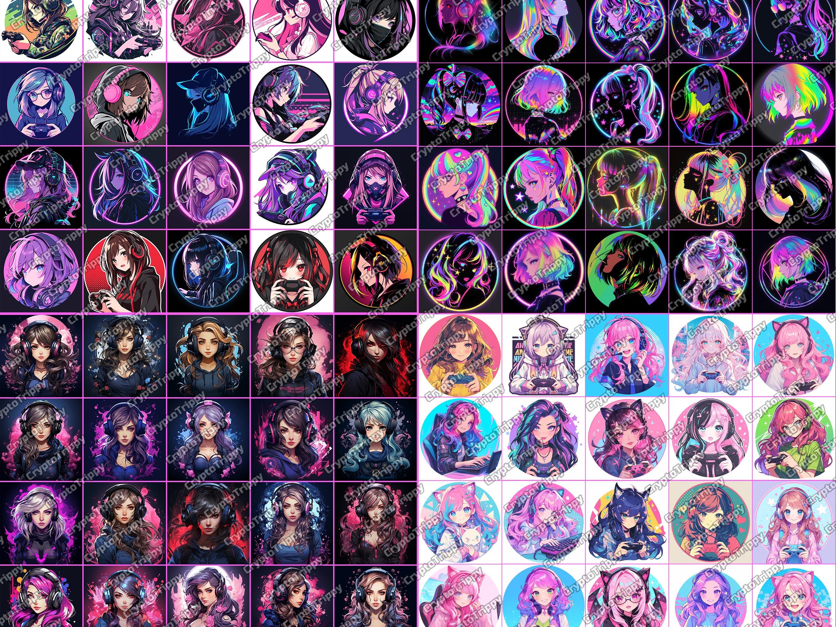 Epic Gamer Girl Digital Bundle 80 Gaming Profile Logos High-resolution  Social Media Avatars for Streamers Twitch Youtube Tiktok Instagram - Etsy
