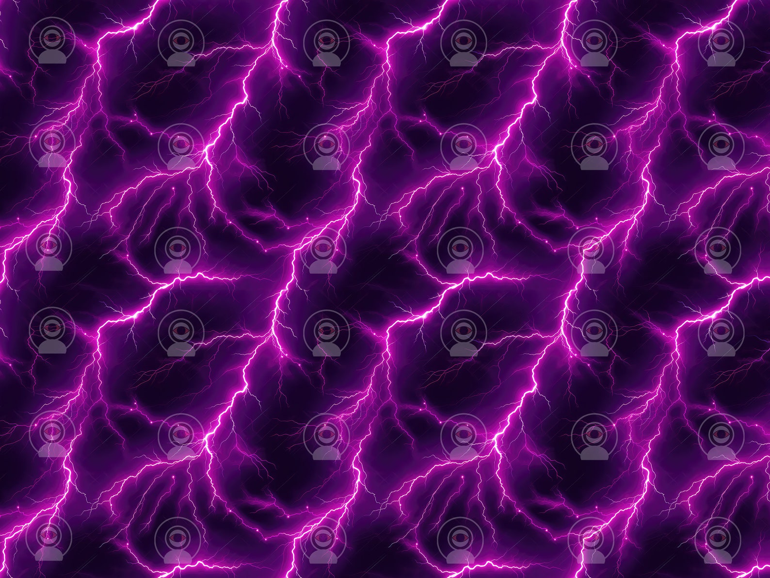 Tiling Lightning Neon Lightning Seamless Pattern Digital Download Tile Background ...