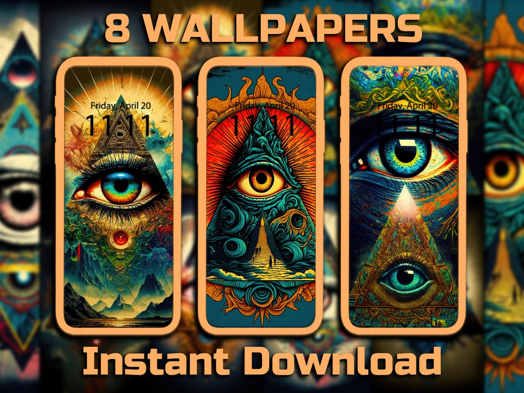 All Seeing Eye Phone Wallpaper 8 Digital Download Backgrounds ...
