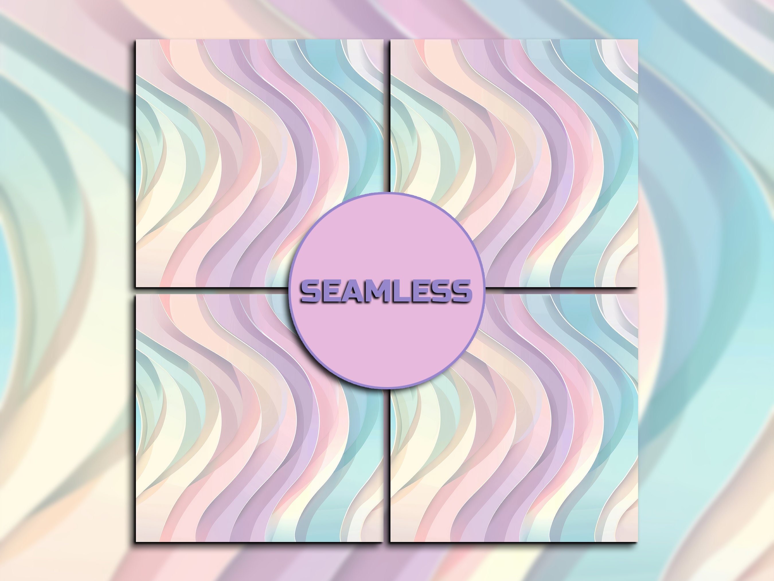 Pastel Design Patterns Digital Download Tile Background Soft Color ...