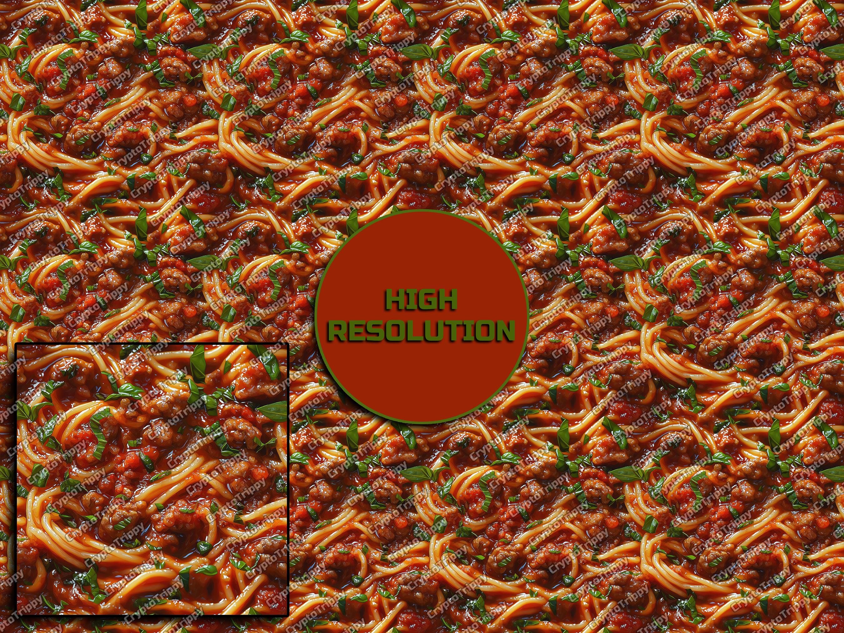 Spaghetti Seamless Pattern Digital Download Tile Background Printable ...