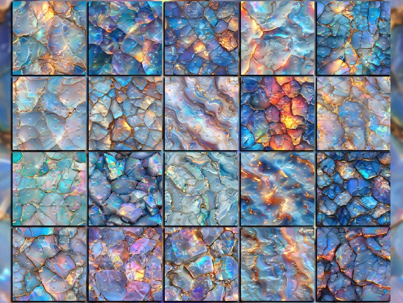 Opal Seamless Pattern Digital Download Tile Background Opal Stone ...