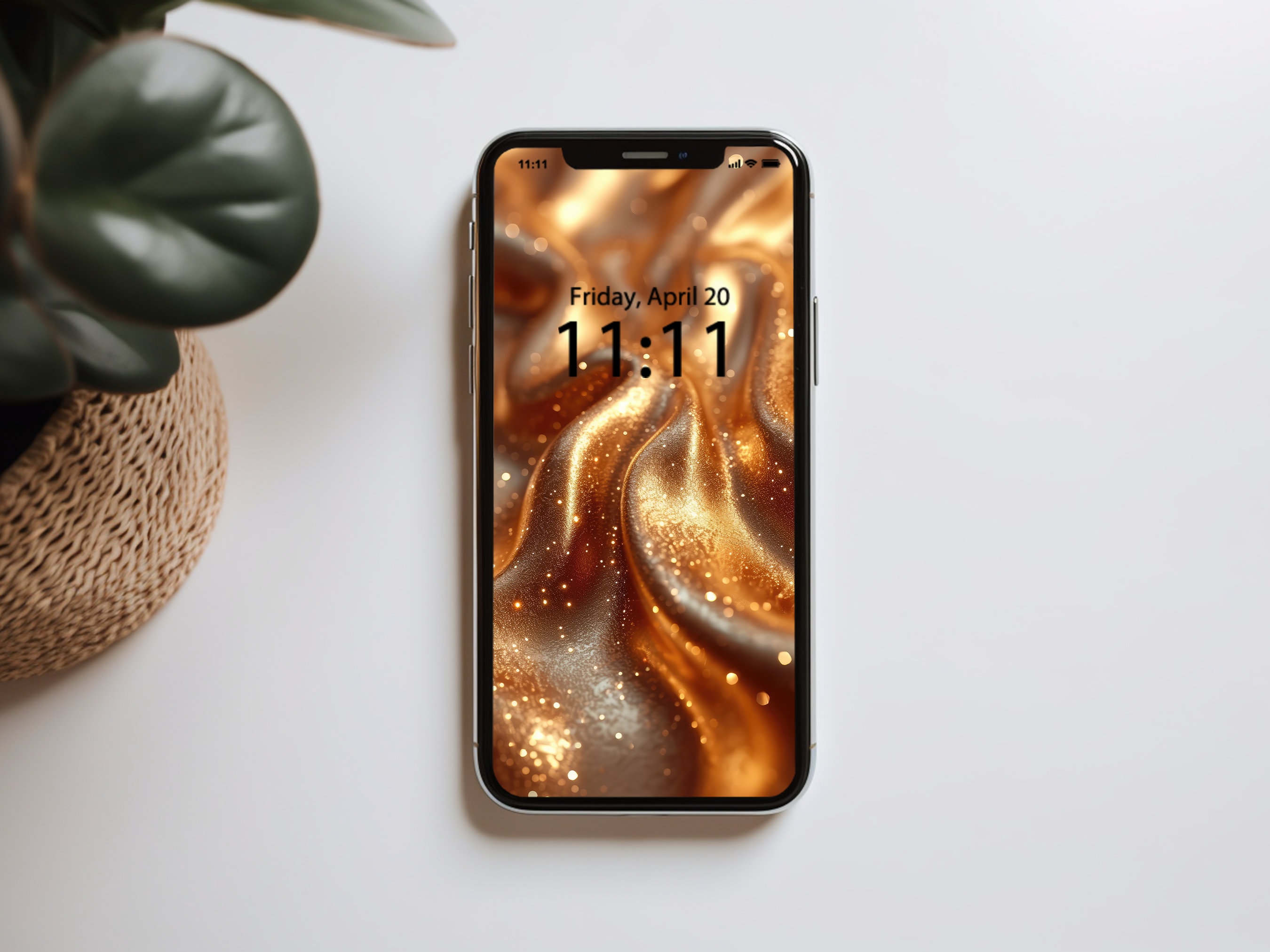 Gold Satin Phone Wallpaper 8 Digital Download Backgrounds Luxury Gold ...