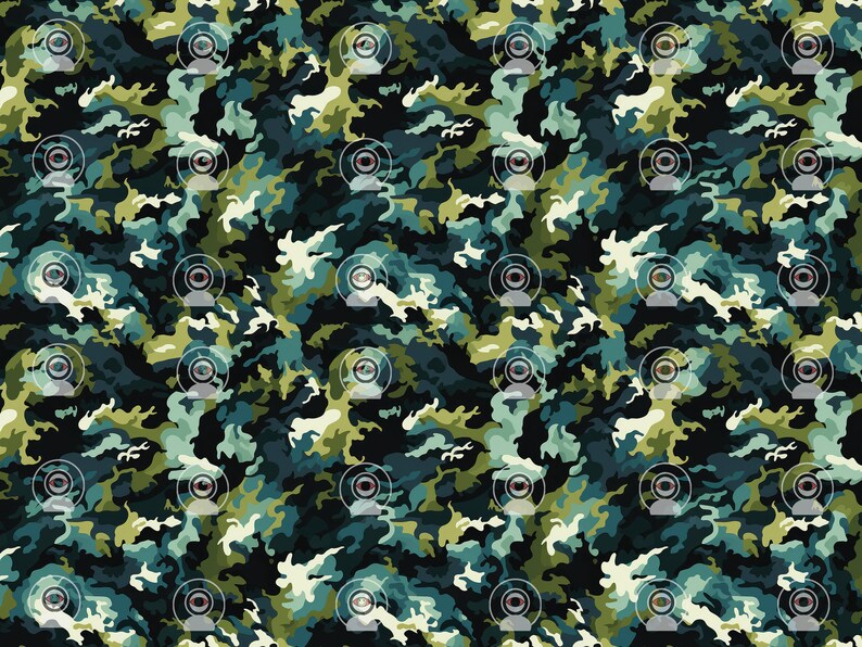 Military Camo Seamless Pattern Digital Download Tile Background Army ...