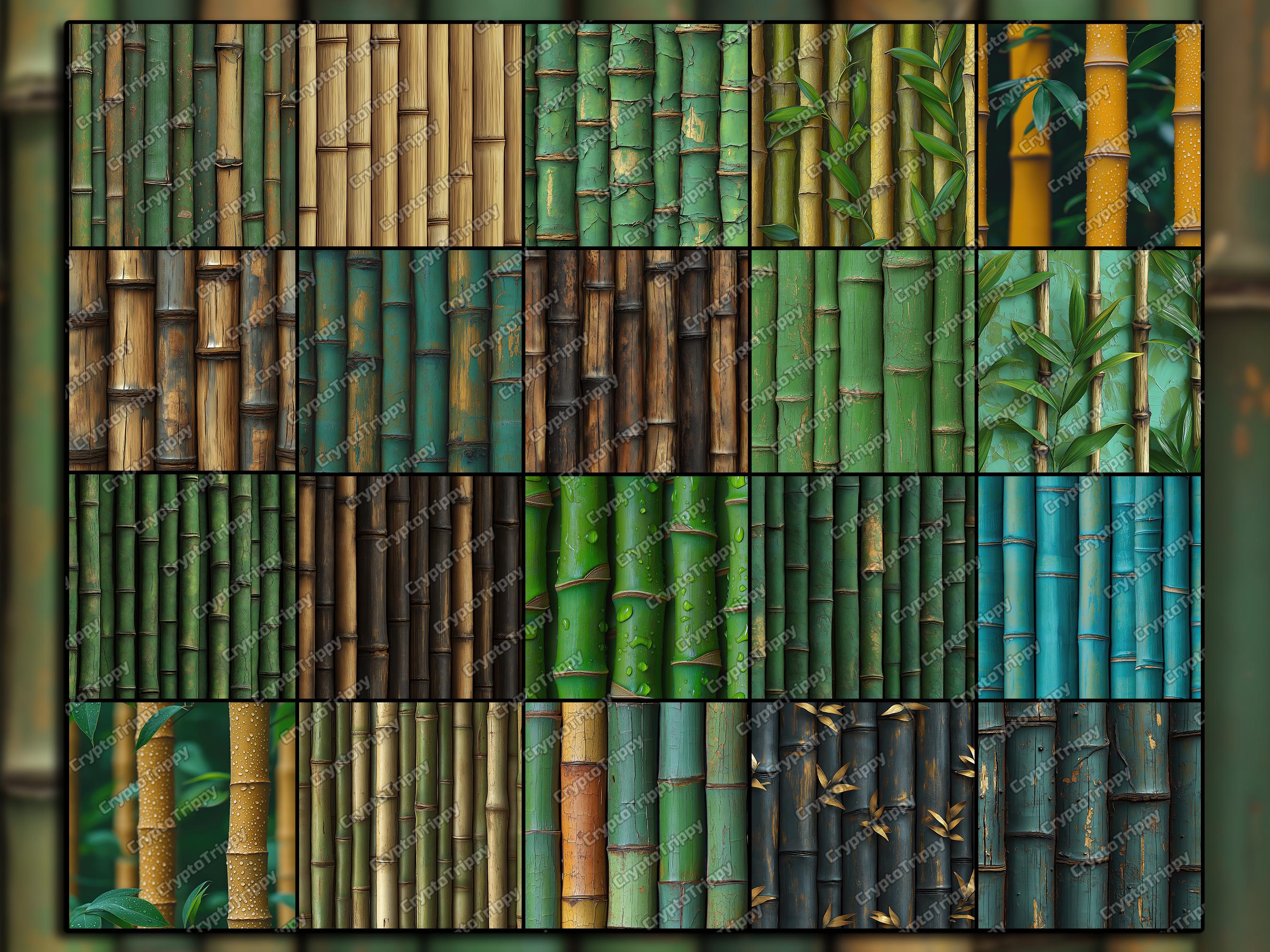 Asian Bamboo Seamless Pattern Digital Download Tile Background Bamboo ...