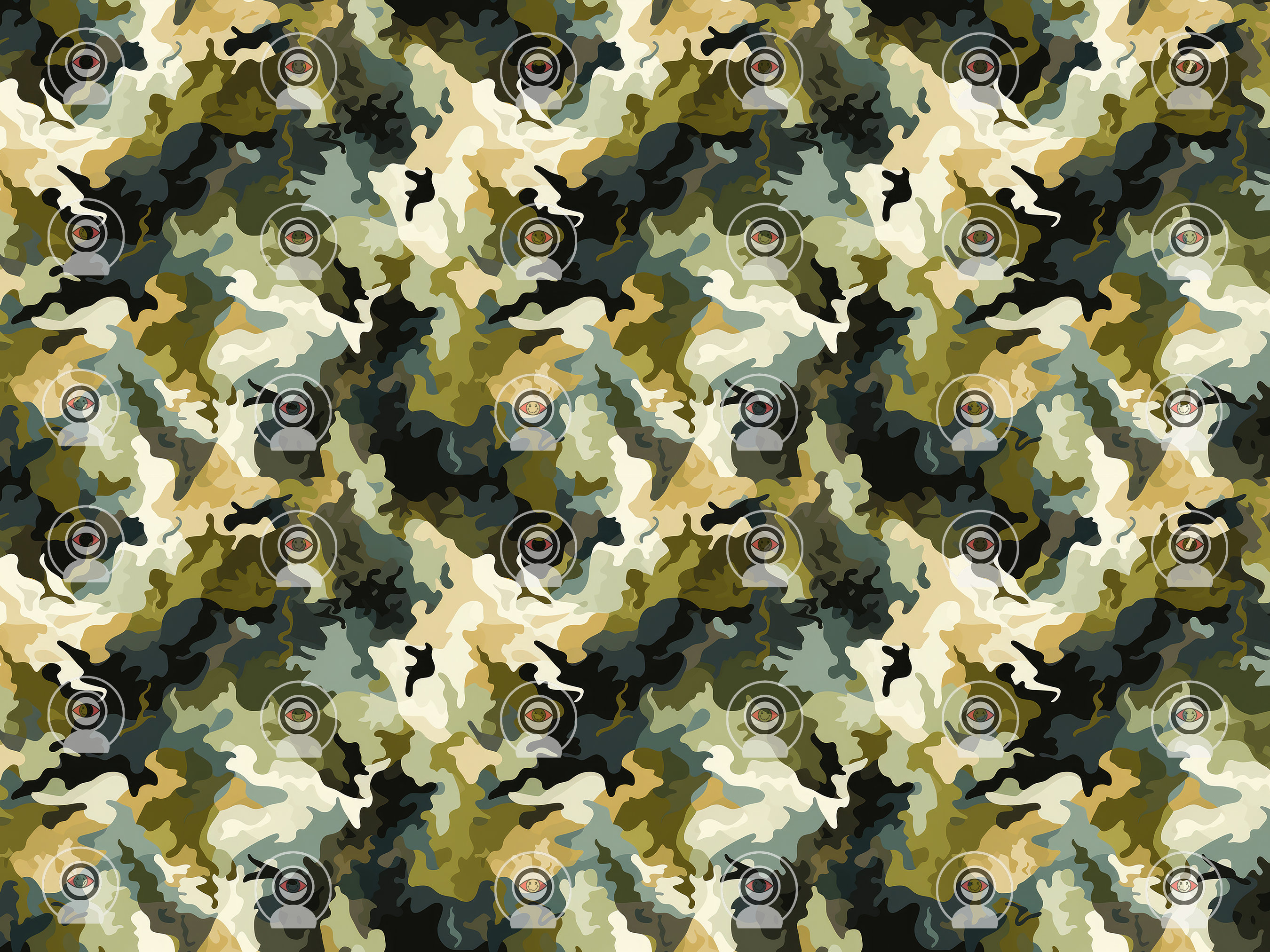 Military Camo Seamless Pattern Digital Download Tile Background Army ...