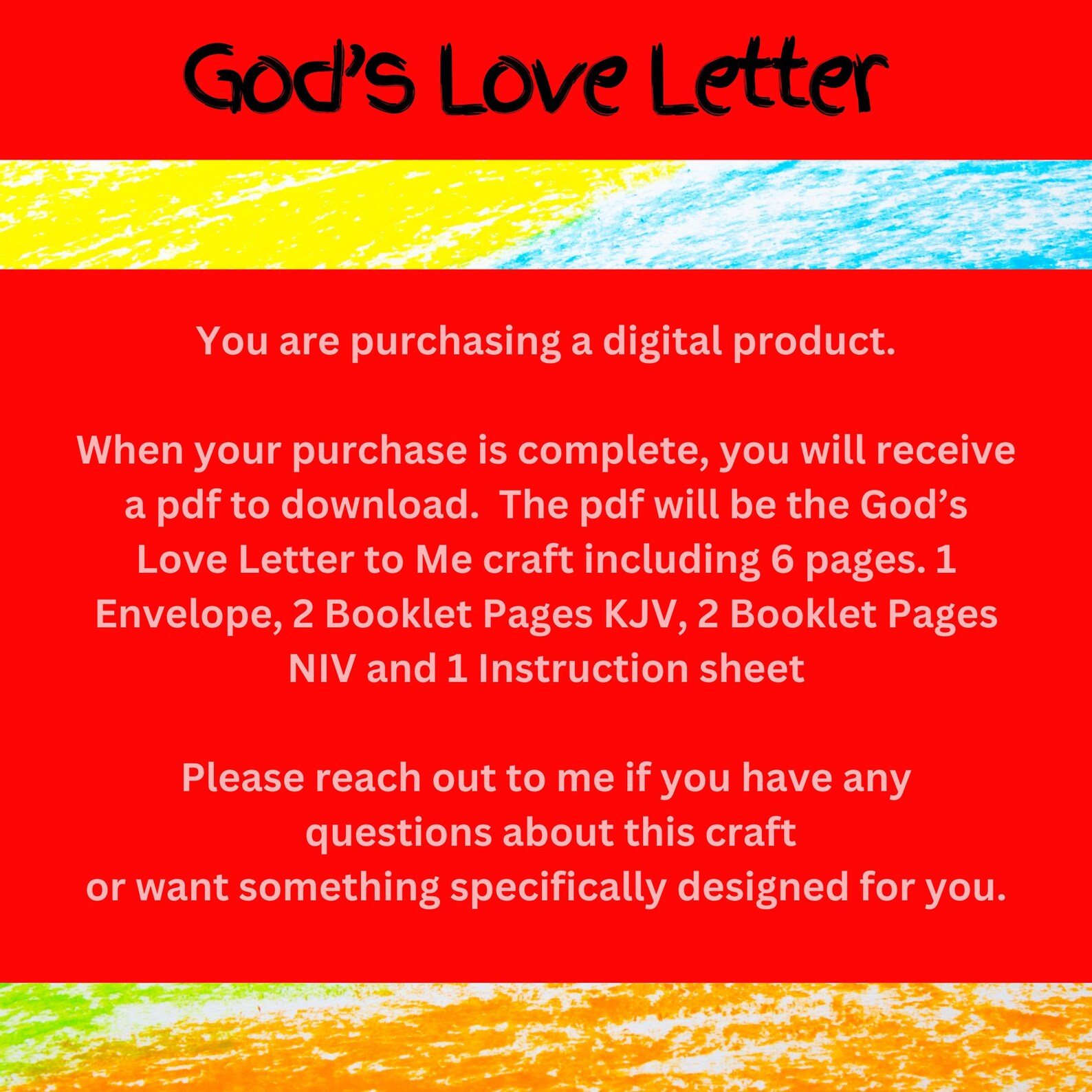 God's Love Letter to Me Craft | Sunday School | VBS | Homeschool ...