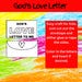 God's Love Letter to Me Craft | Sunday School | VBS | Homeschool ...