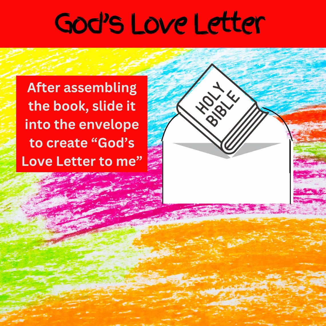 God's Love Letter to Me Craft | Sunday School | VBS | Homeschool ...