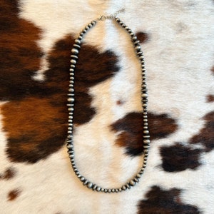 The “Patsy” - Western Necklace - Faux Navajo Pearl Necklace