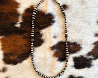 The “Patsy” - Western Necklace - Faux Navajo Pearl Necklace