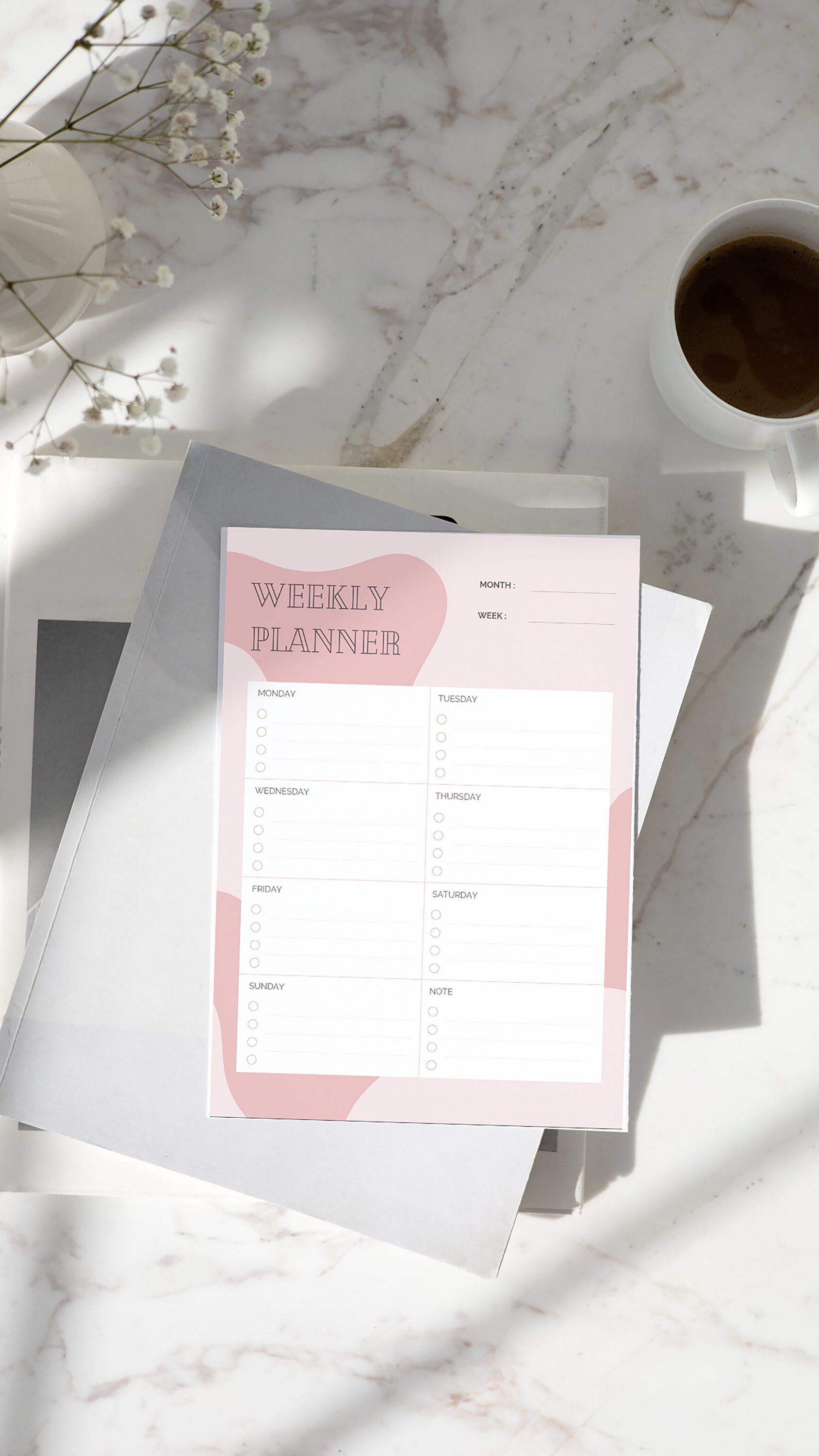 Planner Bundle, Weekly to Do List Printable, Productivity Planners ...