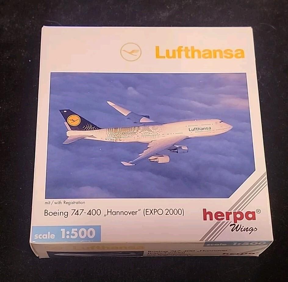 Lufthansa Herpa Wings Boeing 747-400 512015 Hannover Expo 2000 Old