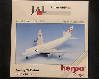 Herpa Wings ボーイング 747 JAL スーパーロジスティクス カーゴ