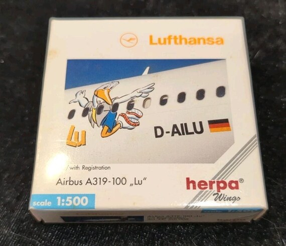 Herpa Lufthansa Airbus A319 100 Lu