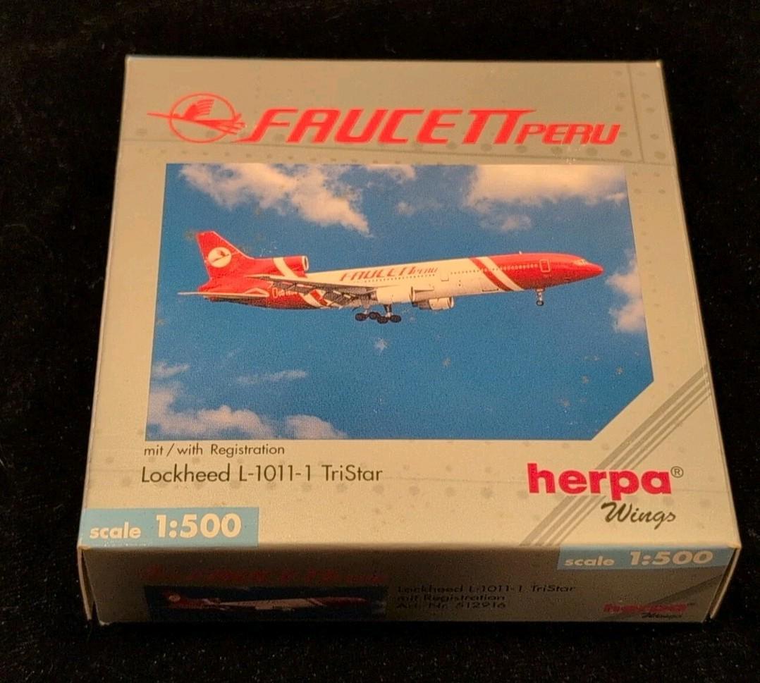 Herpa Faucett Peru Lockheed L-1011-1 Tristar - 512916 - Old Store