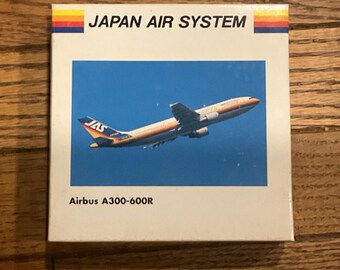 AIRBUS A300-600R Japan Air System Airplane in 1:500 Scale Diecast