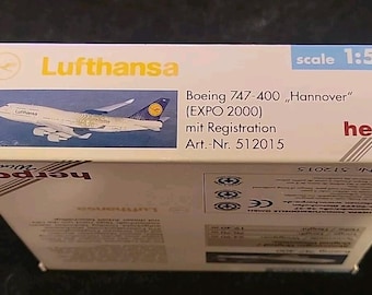 Lufthansa Herpa Wings Boeing 747-400 512015 Hannover Expo 2000 Old