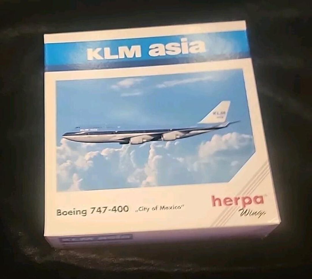 Herpa Wings 511216 KLM Asia Boeing 747-400 City of Mexico 1:500