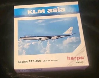 ★訳ありHerpa Wings 1/200 KLM Boeing 747-400 Herpa Wings 511216 KLM Asia Boeing 747-400 City of Mexico 1:500