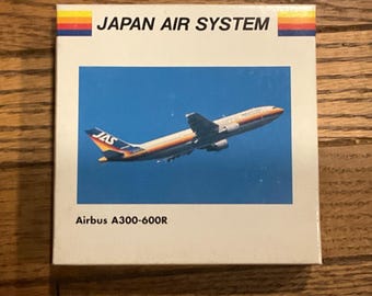 AIRBUS A300-600R Japan Air System Airplane in 1:500 Scale Diecast
