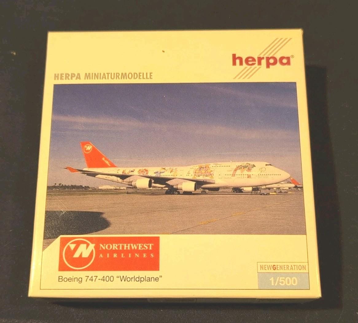 Northwest Airlines 747 400 - Etsy