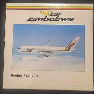 Herpa Air Zimbabwe Boeing 767-200- 1:500-504232- Old Store Stock