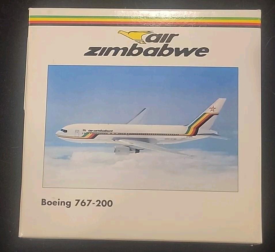 130Z herpa 限定品 EVA AIR B767-200 1/500 模型 Herpa Air Zimbabwe Boeing 767-200- 1:500-504232- Old Store Stock
