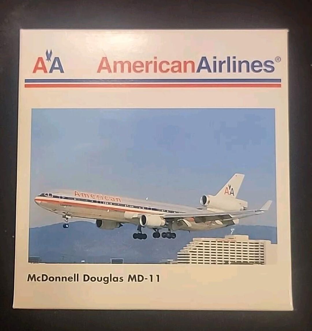 Herpa Wings American Airlines Mcdonnell Douglas MD-11 1:500 Old