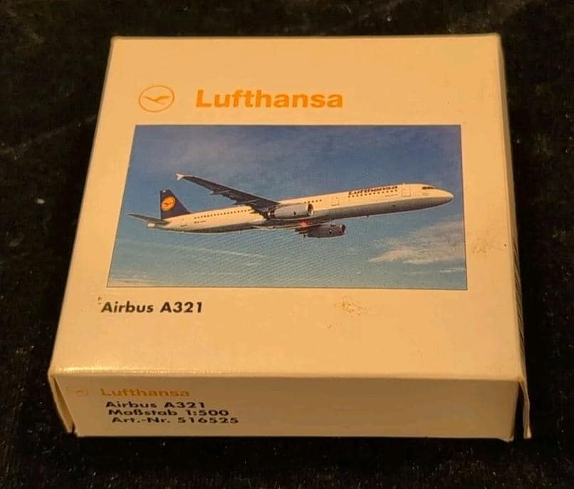 Herpa Wings Lufthansa Airbus A321 516525 - 1:500 - New Old Store