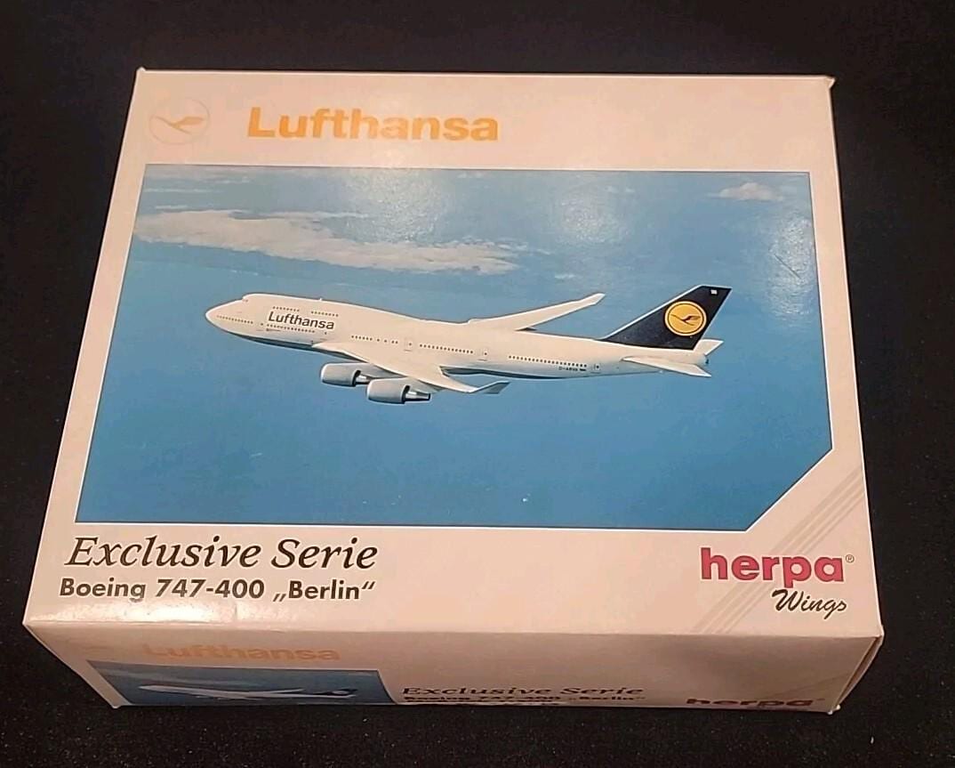 Herpa Lufthansa Boeing 747-400 Exclusive Series 