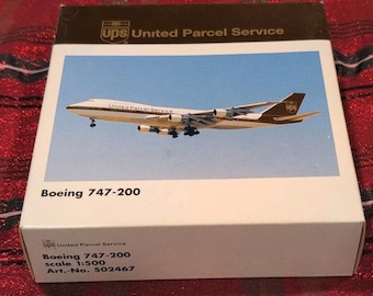 Herpa UPS United Parcel Service Boeing 747-200 502467 - 1:500 Stock antiguo de la tienda